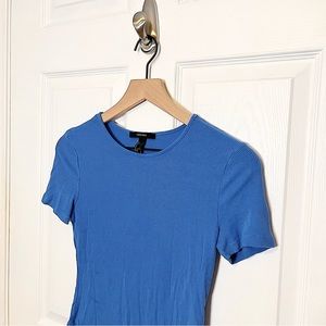 ✧･ﾟblue ribbed bodysuit